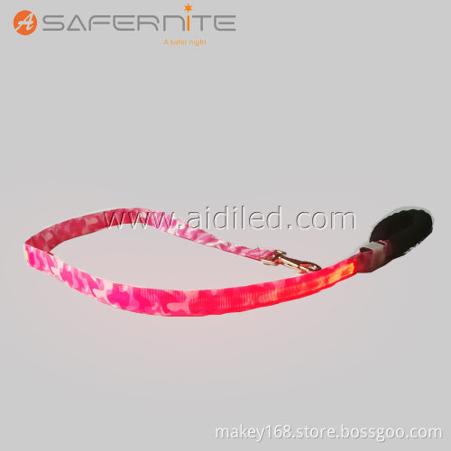 Light Up Dog Collar And Lead Leash Set